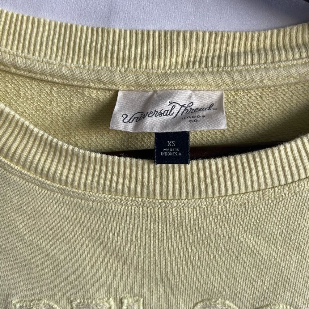 Universal Threads Yellow Del Sol Crewneck Sweatshirt - Picture 5 of 6